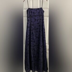 Purple/Black Vintage Prom Dress Size 12